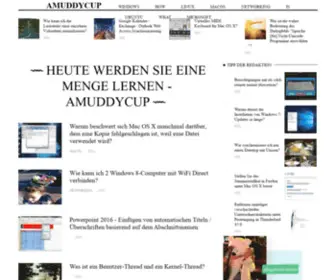 Amuddycup.com(Heute werden Sie eine Menge lernen) Screenshot