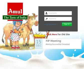 Amul.org.in(Amul) Screenshot