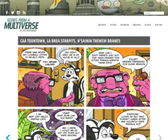 Amultiverse.com(Life In An Ordinary Multiverse by Jon Rosenberg) Screenshot
