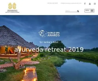 Amunaayurvedaretreat.com(Sri Lanka Ayurveda and Wellness Retreat) Screenshot