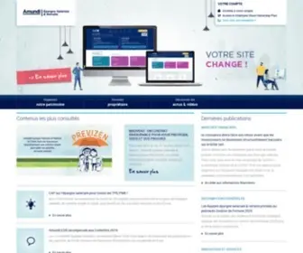 Amundi-EE.com(Accueil Amundi) Screenshot