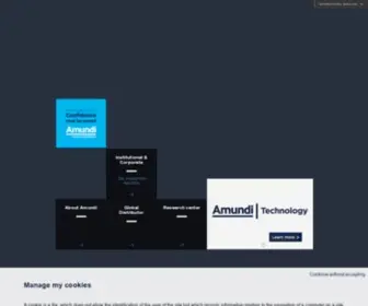 Amundi.com(About Amundi) Screenshot