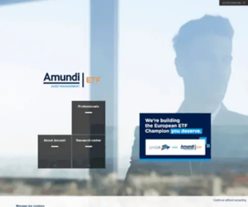Amundietf.at(Amundi ETF Austria) Screenshot