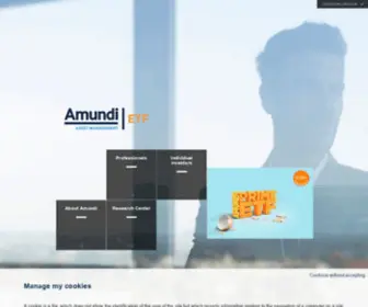 Amundietf.lu(Amundi ETF Luxembourg) Screenshot