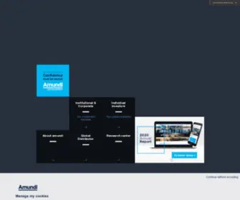 Amundi.si(Discover Amundi's offer in Slovenia) Screenshot
