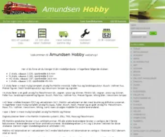 Amundsenhobby.no(Amundsen Hobby) Screenshot