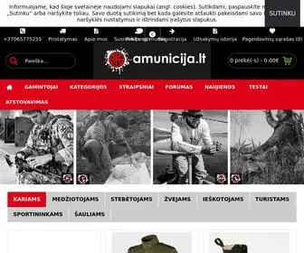 Amunicija.lt(Prekes kariams) Screenshot