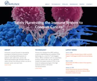 Amunix.com(Amunix Pharmaceuticals) Screenshot