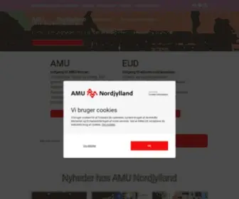 AmunordjYlland.dk(AMU Nordjylland) Screenshot