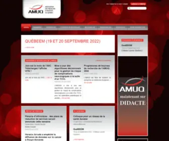 Amuq.qc.ca(Accueil) Screenshot