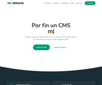 Amuracms.com(Amura CMS para medios digitales) Screenshot