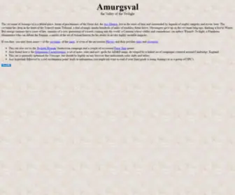 Amurgsval.org(The Valley of the Twilight) Screenshot