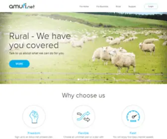 Amuri.net(Amuri Net Internet Service Provider) Screenshot