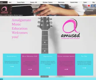 Amusedcy.com(Music lessons) Screenshot