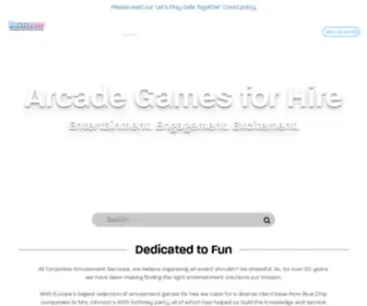 Amusements.co.uk(Hire Arcade Games and Amusements) Screenshot