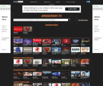 Amusement.tv(TV kijken via internet) Screenshot
