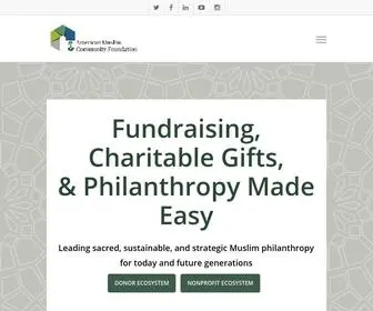 Amuslimcf.org(About Us) Screenshot