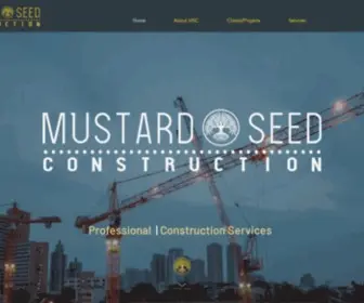 Amustardseedco.com(A Mustard Seed Construction Company) Screenshot