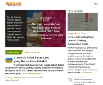Amuzigi.com(Menyajikan informasi kebumian seperti) Screenshot