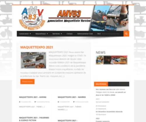 AMV83.fr(Association Maquettiste Varoise) Screenshot