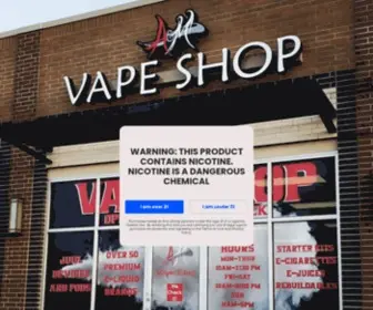 Amvapeshop.com(A&M Vape Shop) Screenshot