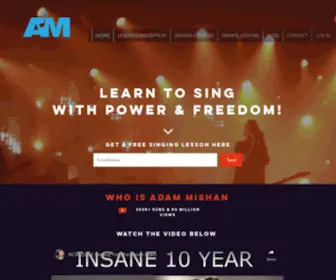 Amvocalstudios.com(AM Vocal Studios) Screenshot