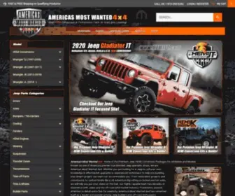 AMW4X4.com(America's Most Wanted 4X4) Screenshot