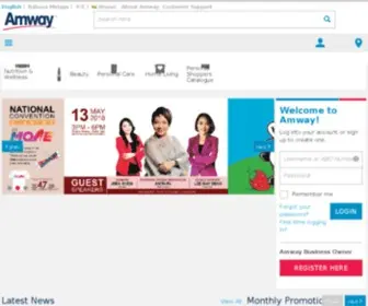Amway.com.bn(Amway Brunei) Screenshot