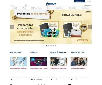 Amway.com.br(Comece o seu negócio com a Amway) Screenshot