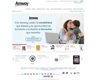 Amway.com.hn(Ventas directas de productos de Nutrición y Belleza) Screenshot