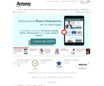 Amway.com.ve(AMWAY DE VENEZUELA LLC) Screenshot