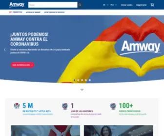 Amway.es(Amway Iberia) Screenshot