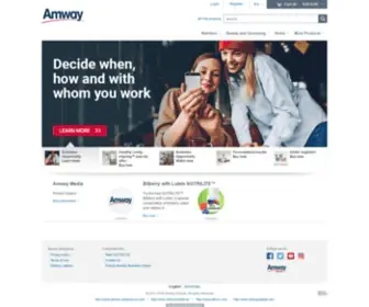 Amway.sk(Homepage) Screenshot