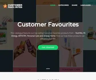 Amwaycustomerfav.sg(Customer Favourites) Screenshot