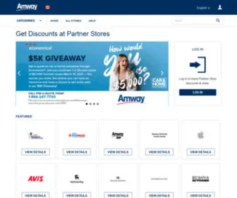 Amwaypartnerstores.ca(Amway Canada) Screenshot