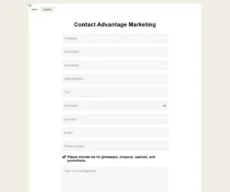 Amwebcontact.com(Contact Advantage Marketing) Screenshot