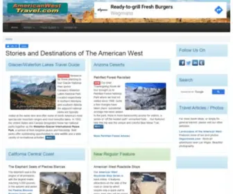 Amwest-Travel.com(Stories and Destinations of The American West) Screenshot