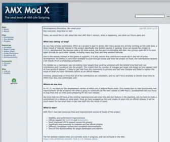 Amxmodx.org(AMX Mod X) Screenshot