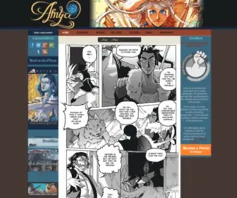 Amyachronicles.com(A Graphic Novel) Screenshot