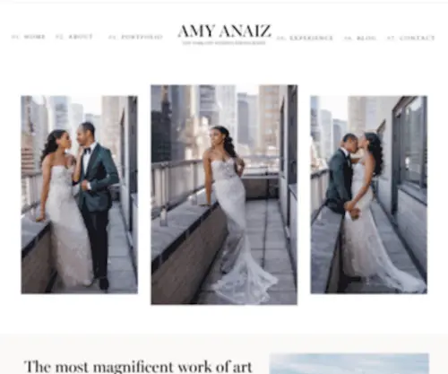 Amyanaiz.com(NYC Wedding Photography by Amy Anaiz) Screenshot