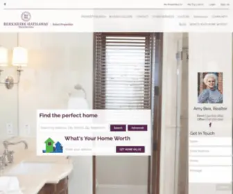 Amybeahomes.com(Berkshire Hathaway HomeServices Select Properties) Screenshot