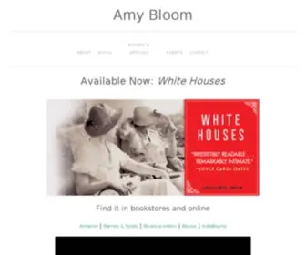 Amybloom.com(Amy Bloom) Screenshot