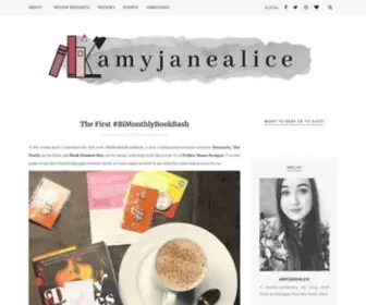 Amyjanealice.com(A UK book blog) Screenshot