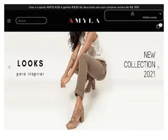 Amyla.com.br(Loja Online de Moda) Screenshot