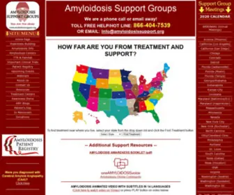 Amyloidosissupport.org(Amyloidosis Support Groups) Screenshot