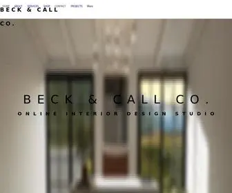 Amymarcellidesign.com(BECK & CALL CO) Screenshot