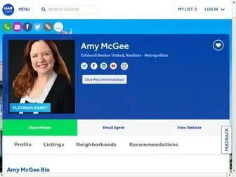 AmymcGee.com(Amy McGee) Screenshot