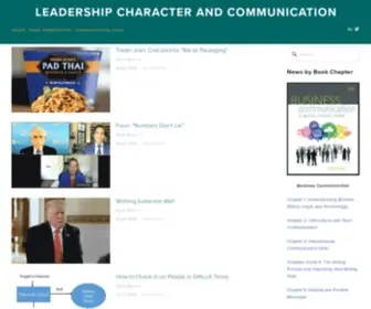 Amynewman.com(Leadership Character and Communication) Screenshot