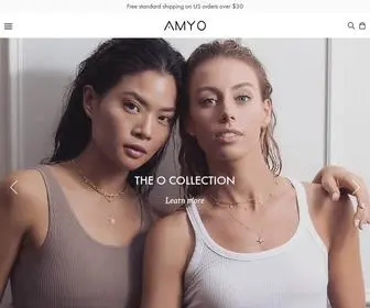 Amyojewelry.com(AMYO Jewelry) Screenshot
