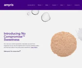 Amyris.com(Biotechnology Company) Screenshot